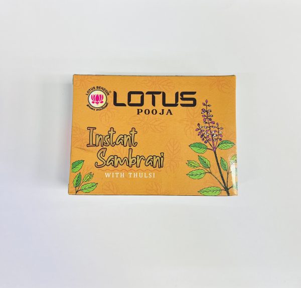 IS0061  LOTUS Instant Samprani with thulsi