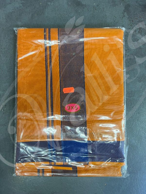 TD0039 Dhoti And Towel 9 X 5 Cotton