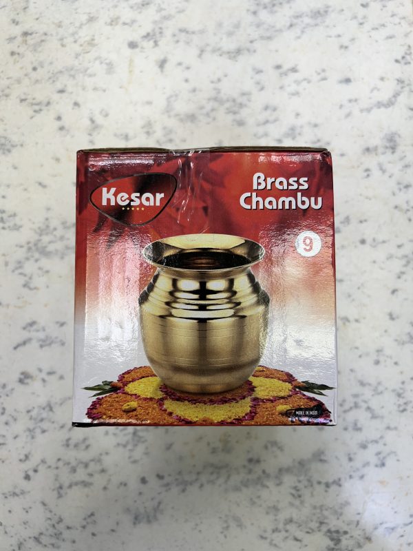 HP0078 Kesar Brass Chambu  Size 9"